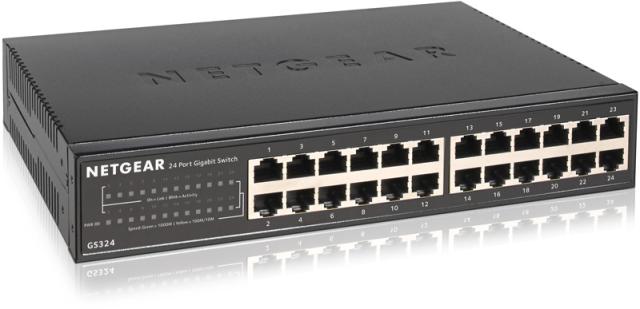 NETGAER ネットギア・インターナショナル SOHO/家庭向けギガビット24ポート アンマネージスイッチ GS324-200JPS
