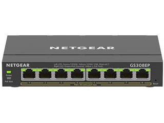 NETGAER サイバー空間歯車・国際的 SOHO/身寄り向けPoE+相応う ギガビット8ポートアンマネージプラススイッチ 5年言いはなつ GS308EP-100JPS