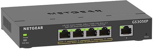 NETGAER ネットギア・インターナショナル SOHO/家庭向けPoE+対応 (63W) ギガビット5ポートアンマネージプラススイッチ GS305EP-100JPS_2