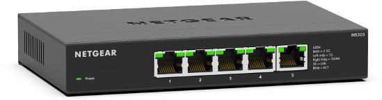 NETGAER サイバー空間歯車・国際的 MS305 SOHO/身寄り向け 1G/2.5Gマルチギガ5ポートアンマネージスイッチ MS305-100JPS