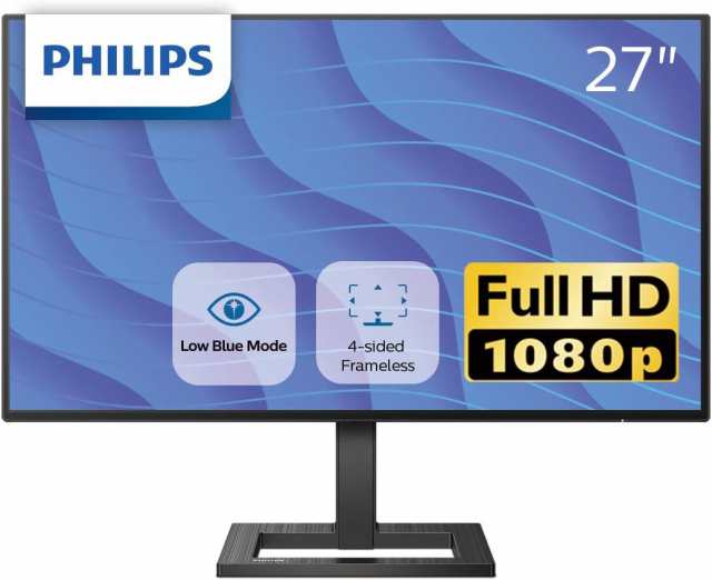 PHILIPS フィリップス IPSパネル採用 フルHD対応27型ワイド液晶ディスプレイ E Line 5年保証 272E2F/11