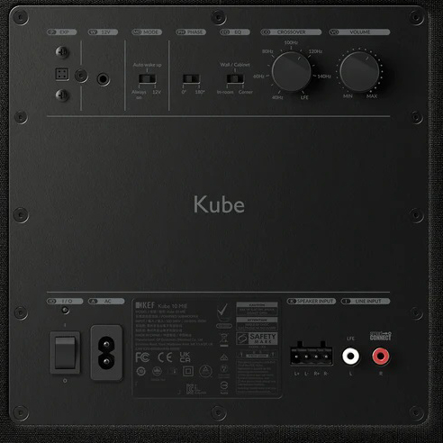 【中古】KEF KUBE 10b サブウーファー Amazon.co.jp: KEF Kube10b 10インチ 300ワット電源サブウーファー