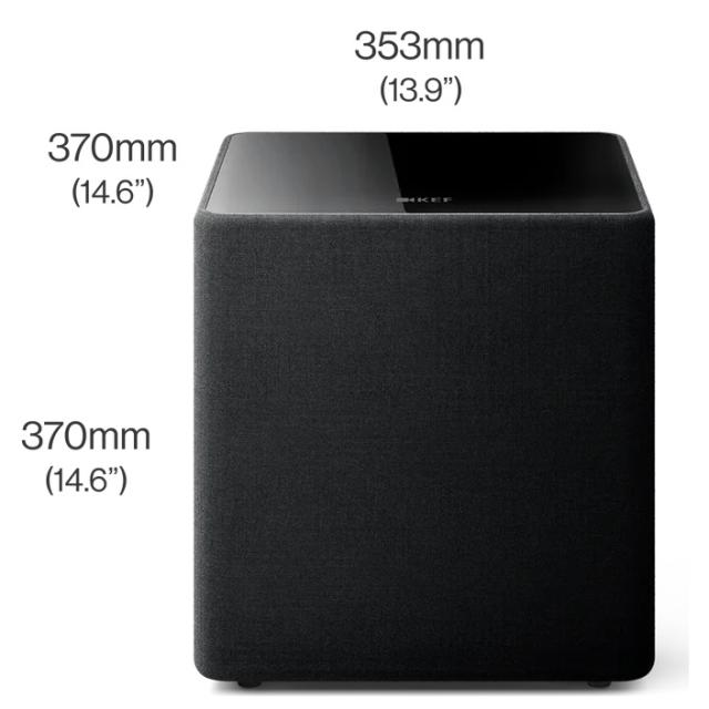 KEF JAPAN Kube 10 MIE(ブラック) サブウーファー Subwoofer_6