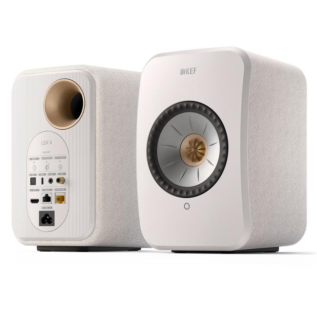 【5年間延長保証込】KEF JAPAN LSX II(コットン・ホワイト)COTTON WHITE ワイヤレスHiFi スピーカー ペア