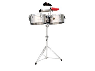 LP エルピー LP257-S　LP Tito Puente Timbales 14″ & 15″ Shells Stainless Steel ティンバレス