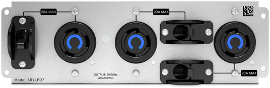 シュナイダーエレクトリック（APC） APC Smart-UPS Modular Ultra バックプレートキット L6-20R×3 SRYLPD7
