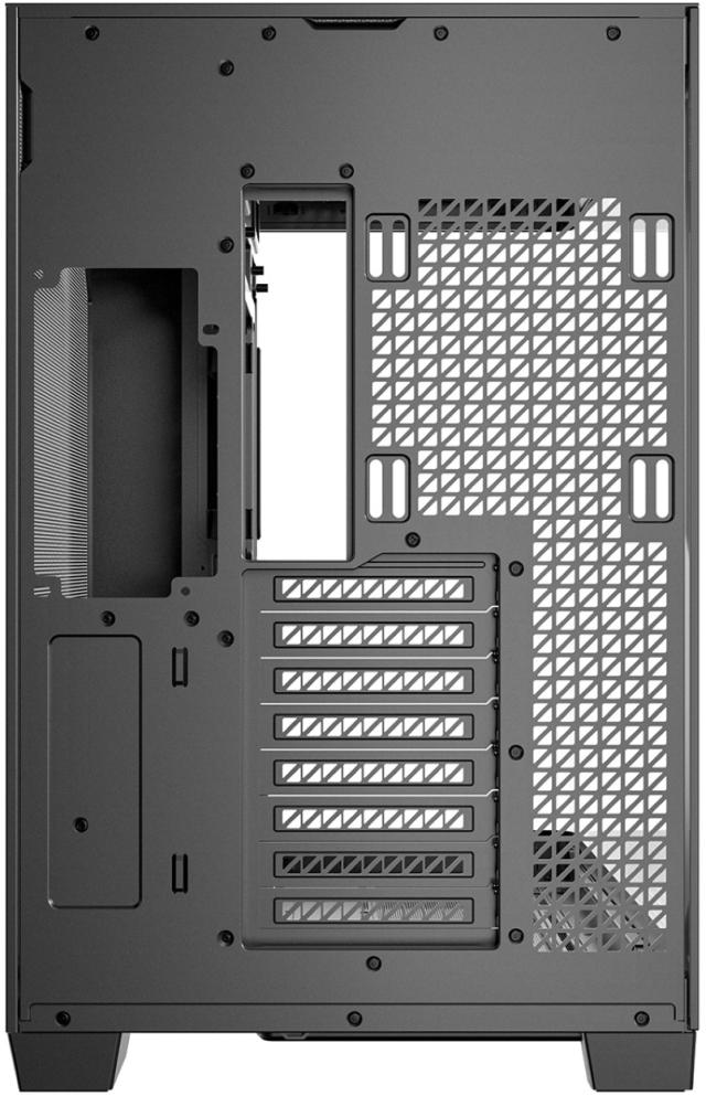 Antec アンテック 一体型強化ガラスパネル搭載 ブラック C8 Curve Wood_1