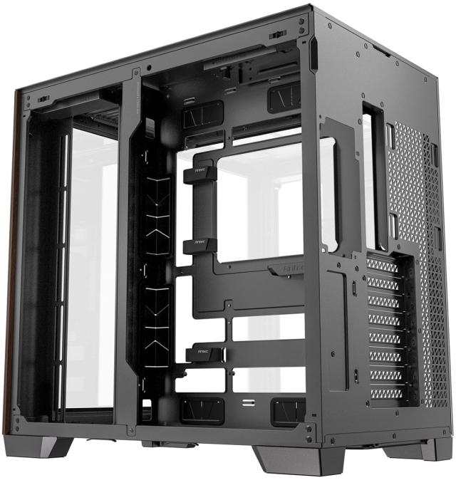 Antec アンテック 一体型強化ガラスパネル搭載 ブラック C8 Curve Wood_8