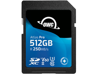 OWC SDXCカード UHS-II V60 Atlas Pro SD 512GB OWCSDV60P0512