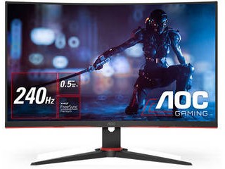 AOC フルHD対応27型ワイドゲーミング液晶ディスプレイ 曲面 240Hz DP HDMI C27G2ZE/11