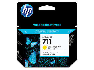 HP エイチピー HP711インクカートリッジ イエロー29ml×3 CZ136A