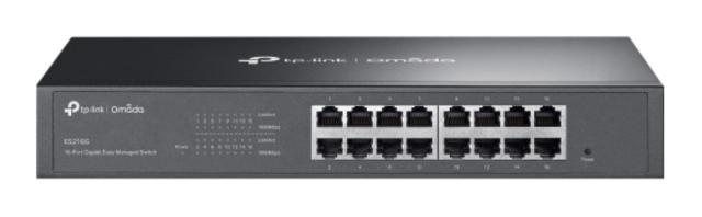 TP-Link ティーピーリンク Omada ギガビットポートx16 イージーマネージスイッチ ES216G(UN)