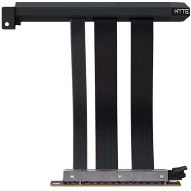 HYTE グラフィックカード縦置きライザーケーブル ブラック HYTE PCIE50 HYPER RISER Pitch Black_1