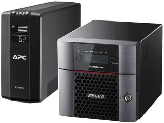 シュナイダーエレクトリック（APC） 無停電電源装置 UPS 400VA/240W BR400S-JP＋NAS 8TB TeraStation  TS5210DN0802 お買い得セットの通販はau PAY マーケット - ムラウチドットコム | au PAY マーケット－通販サイト