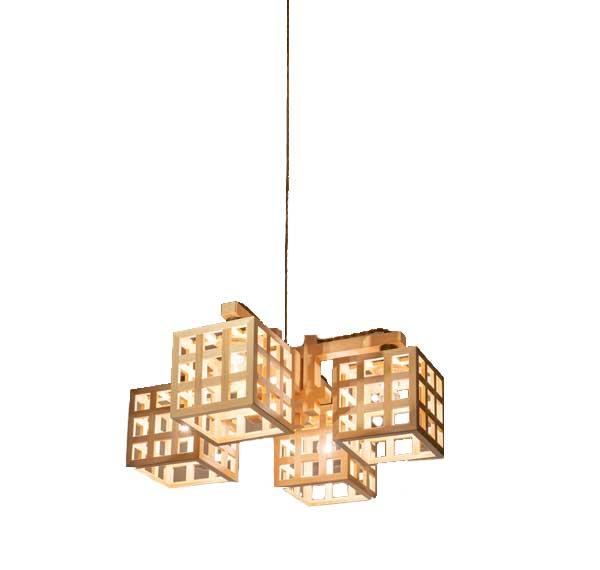 新洋電気 AP883　コンビネーションランプ／シャンデリア　格　kou LED対応 新洋電気〕 AP883 コンビネーションランプ／シャンデリア 格 kou