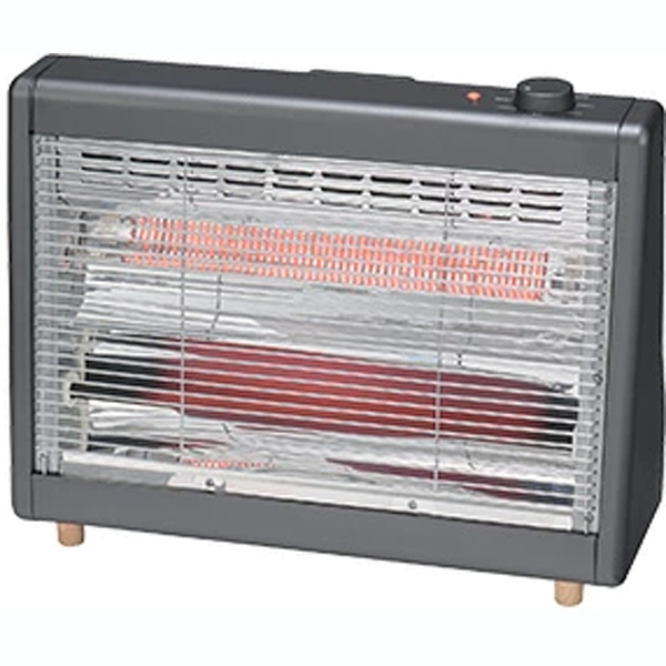 YUASA ユアサプライムス YKT-WCS1000G(H)ワイド電気ストーブ 転倒OFFスイッチ機能