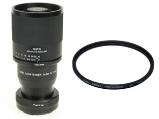 TOKINA トキナー SZX 400mm F8 Reflex & 2X エクステンダーKIT MF ソニーEマウント フード付＋レンズプロテクターセット