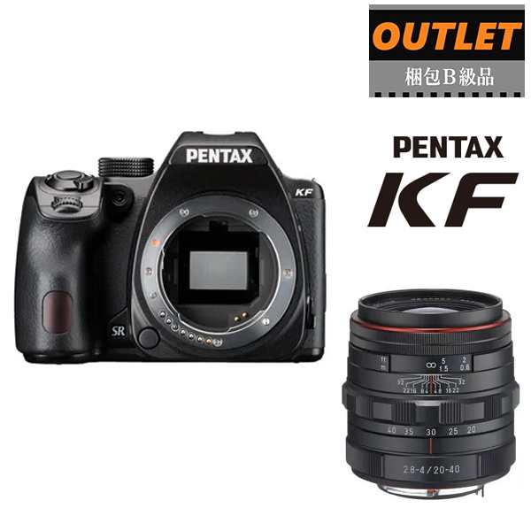 PENTAX ペンタックス 【梱包B級品】PENTAX KF ボディキット ブラック＋DA 20-40mmF2.8-4ED Limited DC WR(ブラック) セット