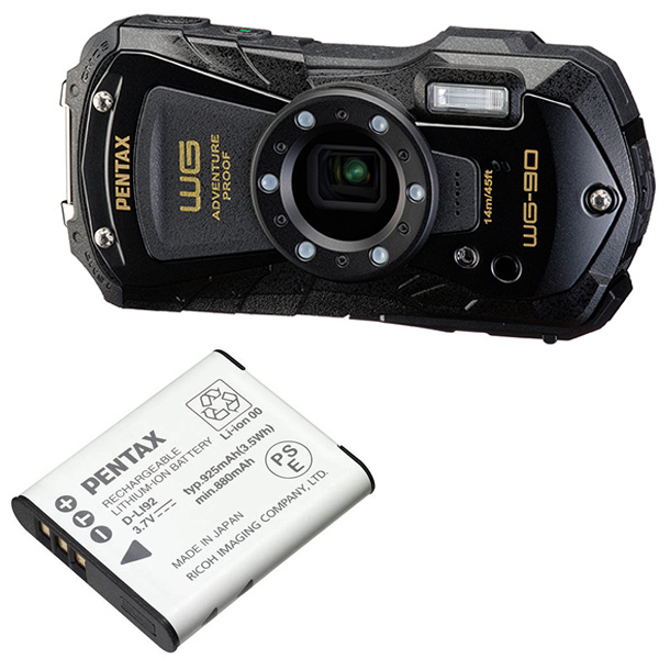 Pentax WG-90 ブラック 新品未使用　未開封 中古：AA(新品同様)】ペンタックス WG-90 ブラック | 2440850048285
