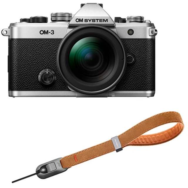 OM SYSTEM オーエムシステム OM-3 12-45mm F4.0 PRO レンズキット シルバー＋P-CB-295(アースブラウン) セットの通販は
