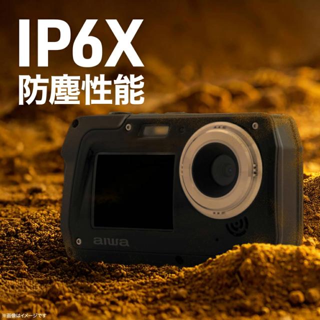 aiwaデジタル 防水コンパクトデジタルカメラ aiwa cam DCW JA5-DCM0002＋microSDカード 64GB お買い得セット_5