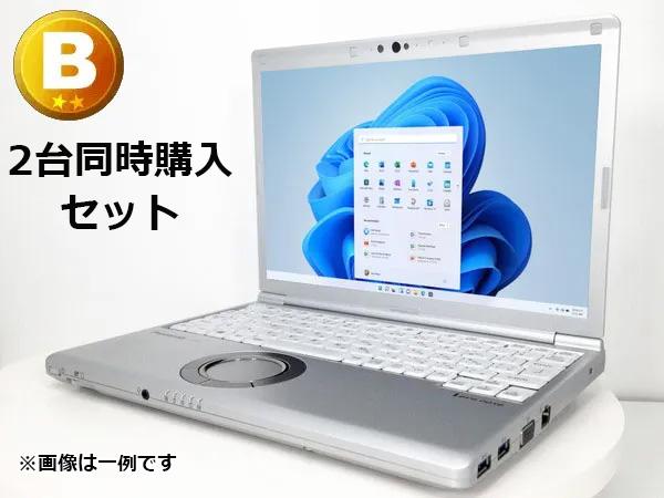 Panasonic パナソニック 【中古B並品】12.1型ノートPC Let's note CF-SV1(i5/16GBメモリ/256GB SSD/OFなし) お買い得2台セット