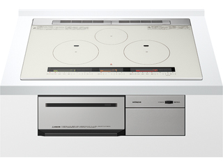 HITACHI/日立 【オススメ】HT-M8STWF(Ｓ)ビルトイン3口IH　M8Tシリーズ【75ｃｍ】　シルバー【単相200V】