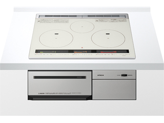 HITACHI/日立 HT-M8STF(S)ビルトイン3口IH M8Tシリーズ 【60ｃｍ】　シルバー【単相200V】