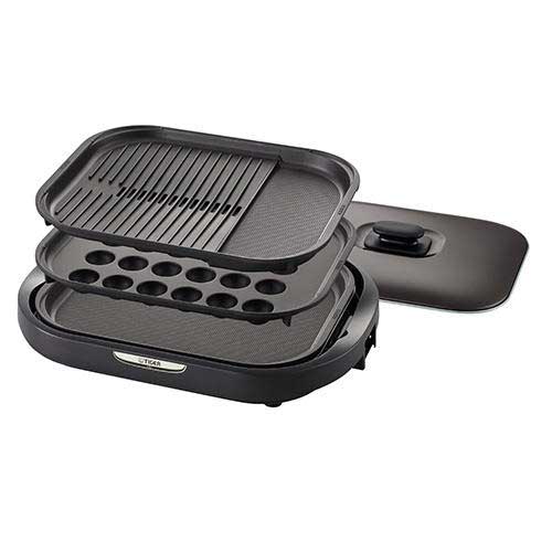 TIGER タイガー魔法瓶 【台数限定】CRC-B302T ホットプレート ＜これ1台＞ プレート3枚タイプ ブラウン