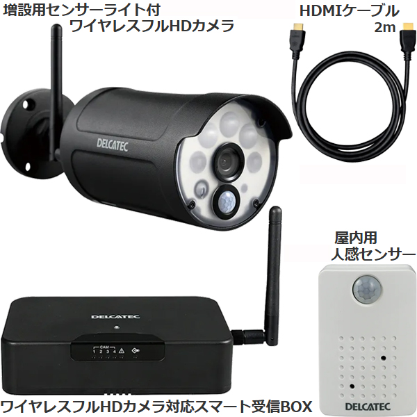 DELCATEC WSS1C ワイヤレスカメラ DELCATEC WSS1C ワイヤレスカメラ DX