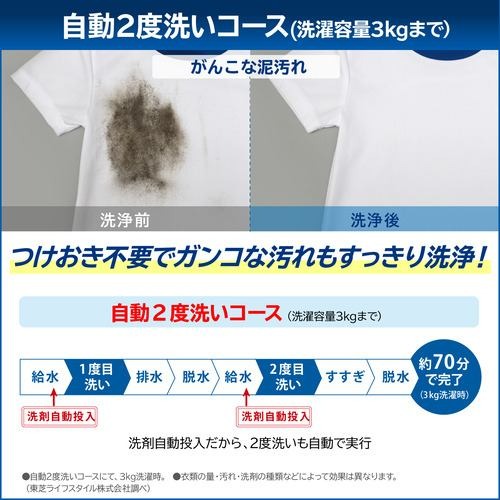 TOSHIBA 東芝 洗濯機 8kg 縦型 全自動インバーター洗濯機 AW-8DP4W+洗濯槽クリーナーセット「1都3県限定」