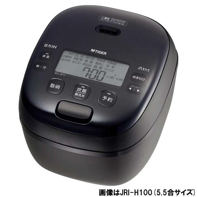 TIGER タイガー魔法瓶 【台数限定】JRI-H180-K(ブラック)　圧力IHジャー炊飯器 ＜炊きたて＞ ご泡火炊き 1升