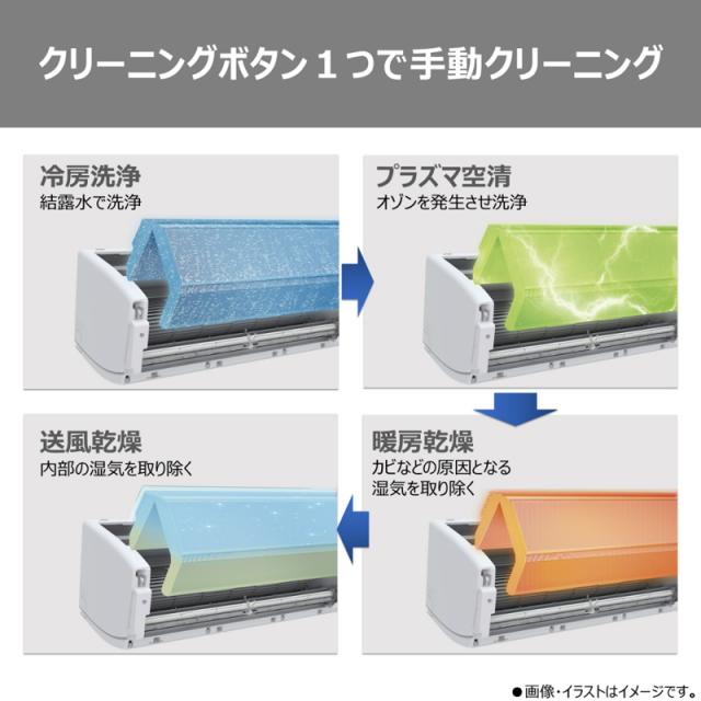 TOSHIBA 東芝 エアコン 10畳 2.8kW 2026年モデル 大清快Xシリーズ RAS-V281X W_6