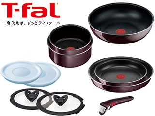 T-fal ティファール 取っ手の取れるシリーズ インジニオ ネオ ヴィンテージボルドー インテンス フライパンセット 10 L43992