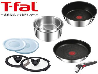 T-fal ティファール 取っ手の取れるシリーズ インジニオ ネオ ＩＨステンレス アンリミテッド フライパンセット 9 L97090