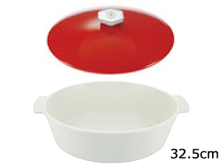 REVOL レヴォル レヴォル　レヴォリューション2　オーバルココット(ペッパーレッド蓋)　32.5cm　649869