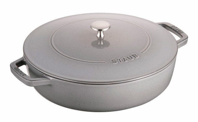 staub ストウブ ブレイザー・ソテーパン　２８cm／４０５１１−４７０　グレー　