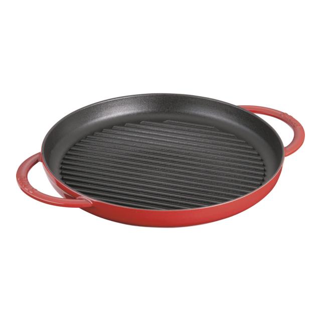 staub ストウブ ピュアグリル　３０cm　チェリー　４０５１１−５２５