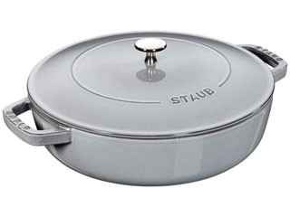 staub ストウブ ストウブ　ピコ・ココット　ブレイザーソテーパン　26cm　グレー　40506-543