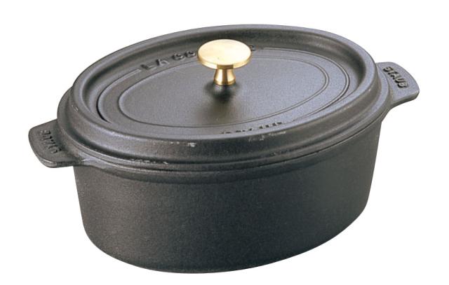 staub ストウブ ホーロー鍋 RST3503 ピコ・ココット オーバル(17cm)/ブラック