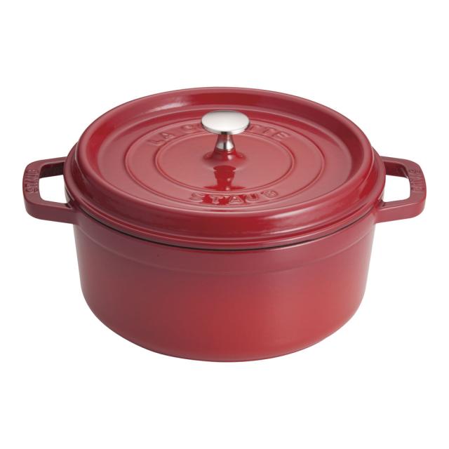 staub ストウブ RST4744 ピコ・ココット ラウンド (24cm)/チェリー
