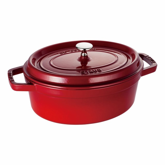 staub ストウブ ホーロー鍋 RST4839 ピコ・ココット オーバル(27cm)/チェリー