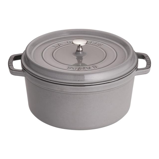 staub ストウブ 〔ホーロー鍋〕 RST4740 ピコ・ココット ラウンド (28cm)/グレーの通販は