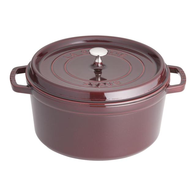 staub ストウブ ピコ・ココット丸　２８cm　グレナディン　40509-362