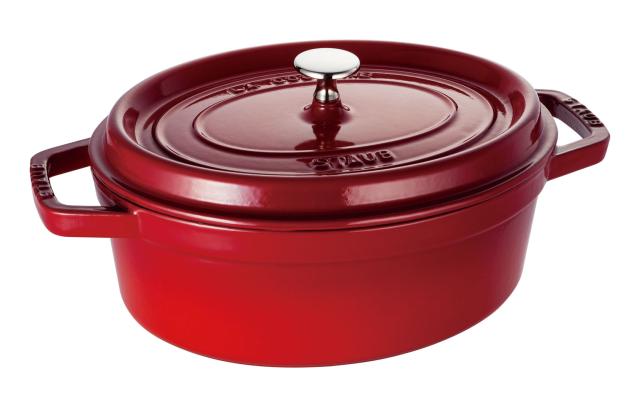 staub ストウブ ピコ・ココット　オーバル／２９cm　チェリー　１０２９０６