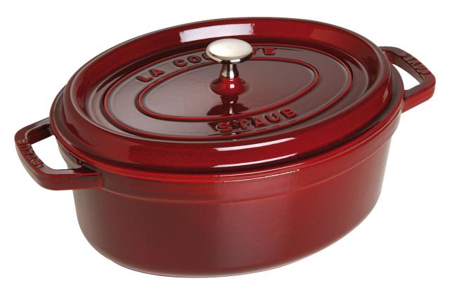 staub ストウブ ピコ・ココット楕円　３１cm　グレナディン40509-366