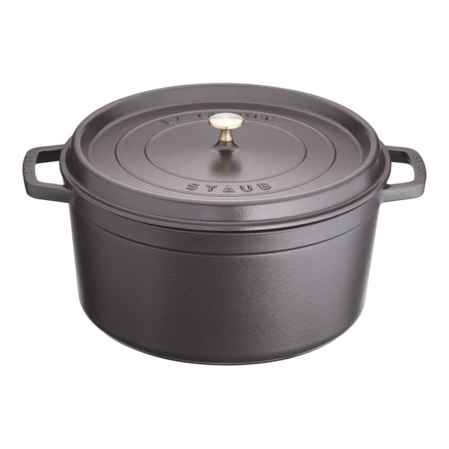 staub ストウブ ピコ・ココット　丸　３４cm　ブラック　40510-307