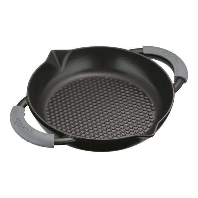 staub ストウブ ストウブ ニダベイユ・両手フライパン 40509-384 24cm 黒