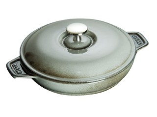 staub ストウブ ラウンドホットプレート　２０cm　グレー　40509-578