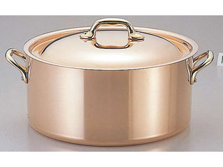 MAUVIEL ムヴィエール カパーイノックス半寸胴鍋（蓋付）／6522